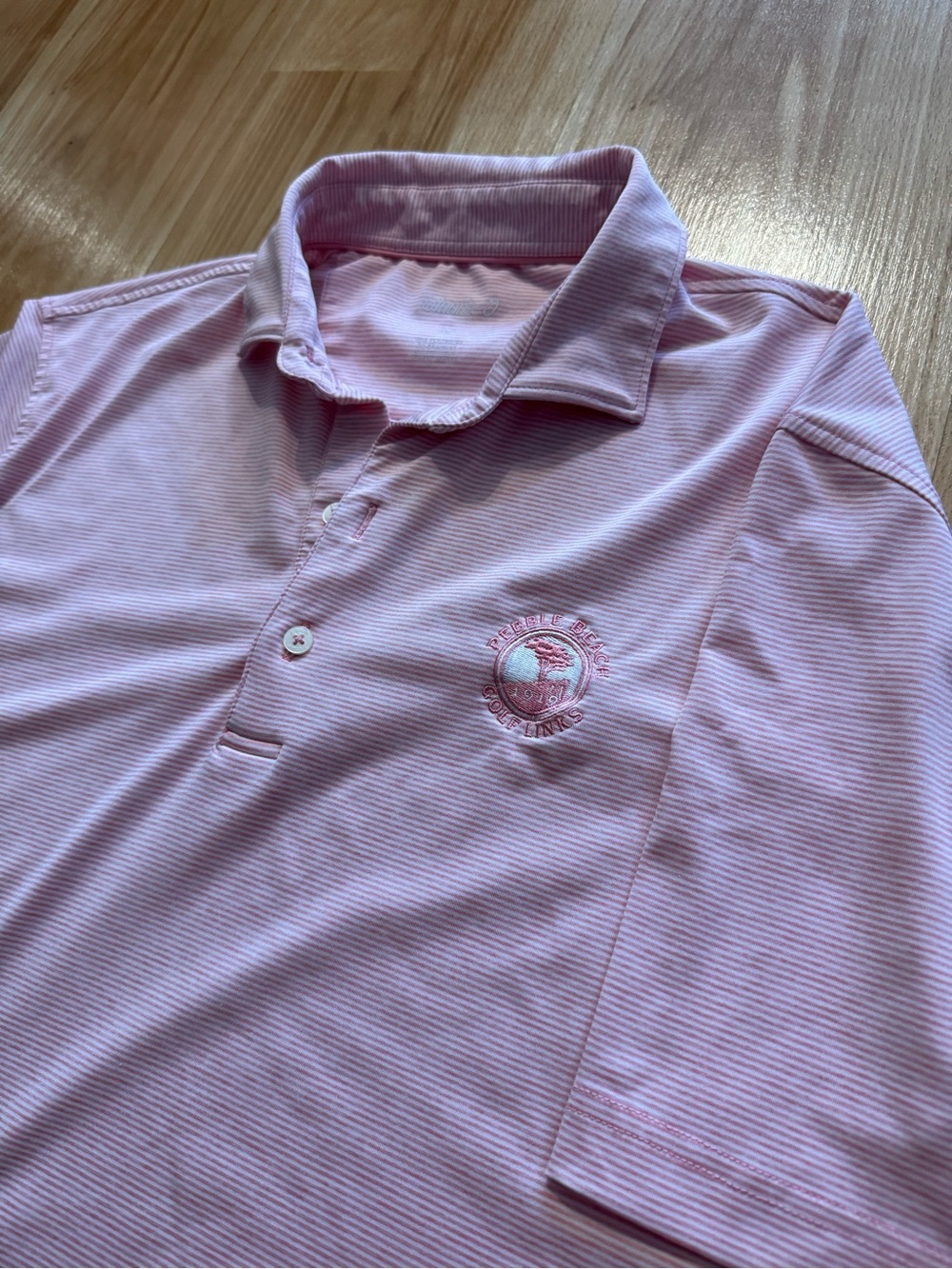 Pebble Beach Golf Links Performance Polo Collared Shirt- Johnnie O- Men’s Medium
